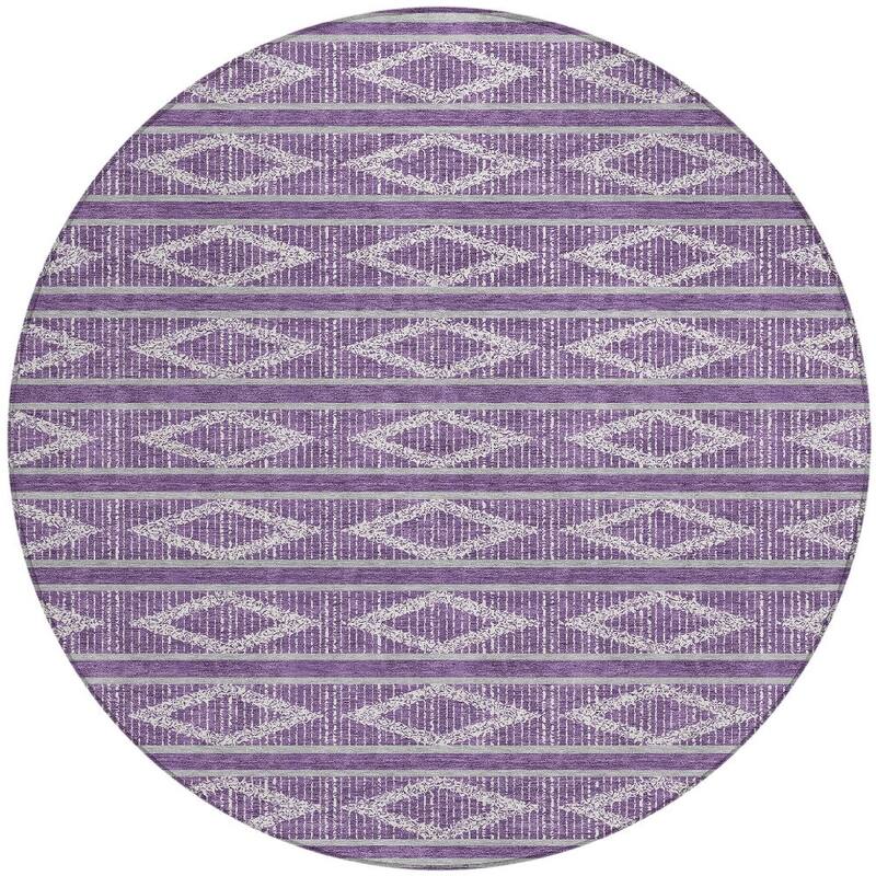 HomeRoots Geometric Transitional Rectangle Outdoor Rug