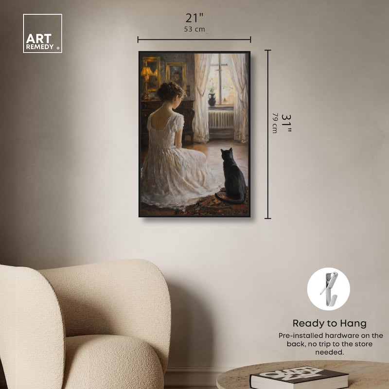 Her Faithful Companion Canvas by Art Remedy