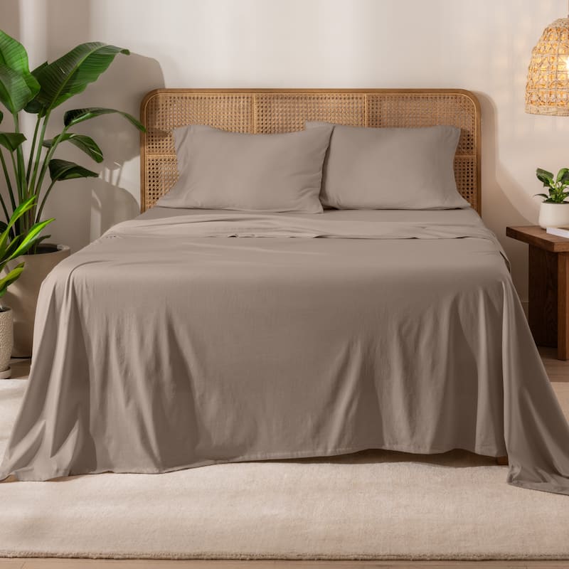 Bare Home Organic Cotton Jersey Sheet Set
