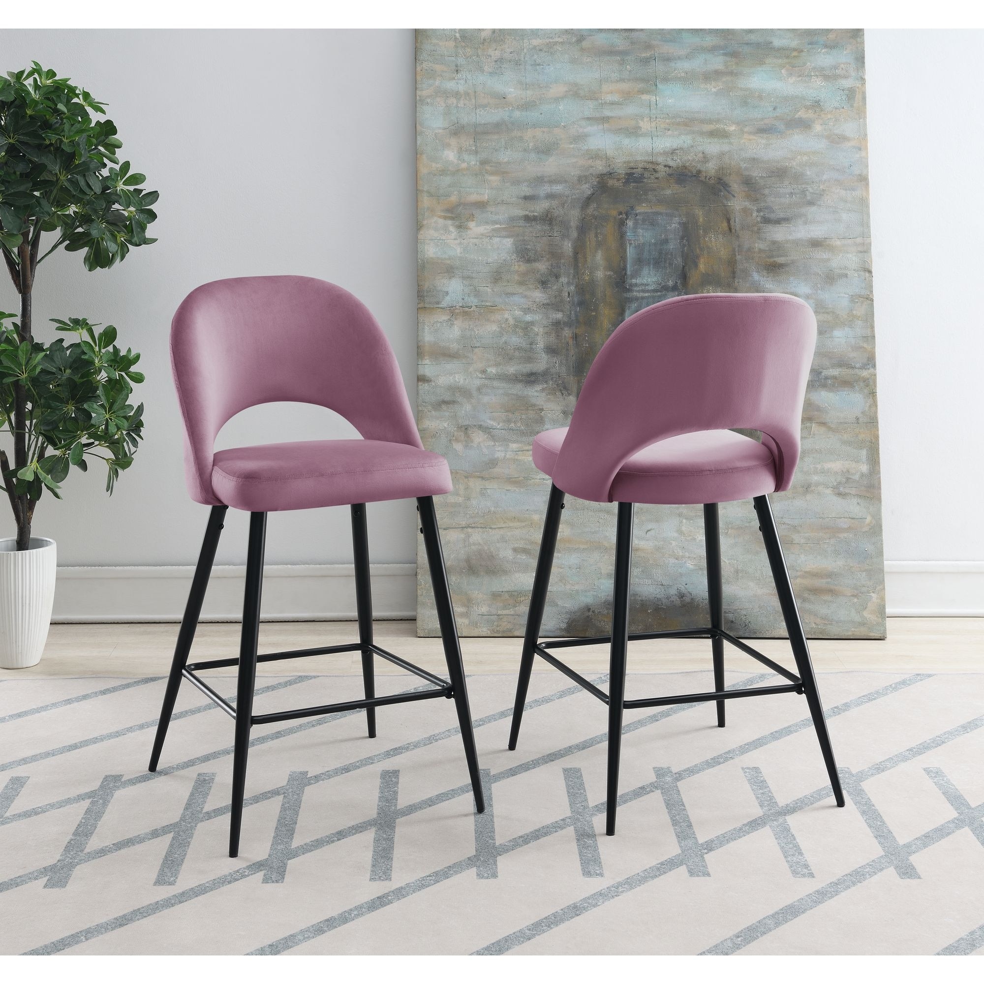 Pink and grey clearance bar stools