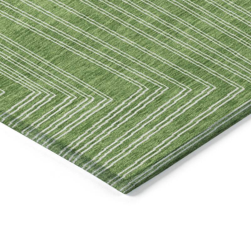 HomeRoots Geometric Transitional Rectangle Outdoor Rug
