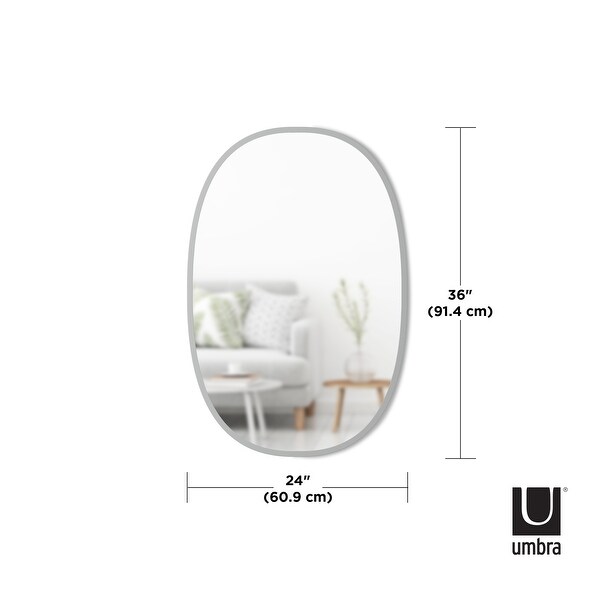鏡 umbra Ola Wall Mirror Amazon.com: Umbra Hub Oval Wall Mirror with Rubber Frame