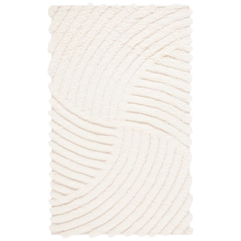 SAFAVIEH Handmade Casablanca Ninell Shag Wool Rug