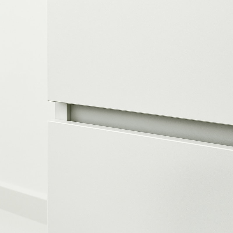 Elise Slim Modular Wood Closet Cabinet with Drawers in White - 15.7"D x 17.72"W x 70.9"H