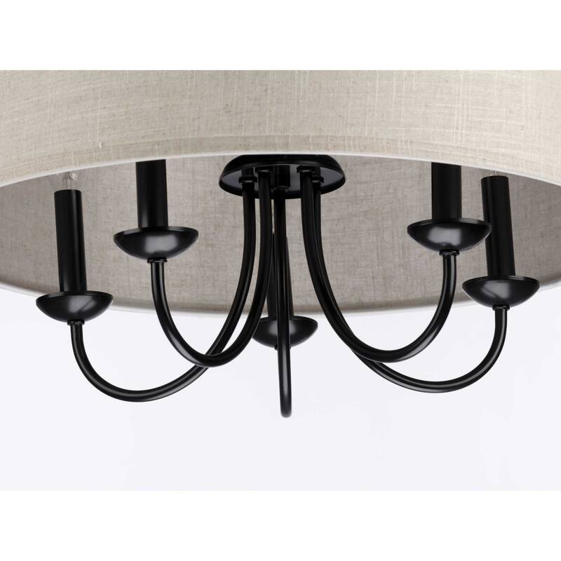 Progress Lighting 5 Light 22" Wide Drum Chandelier