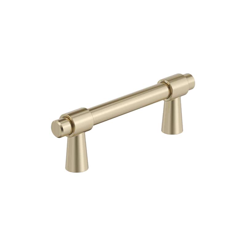 Amerock Destine Cabinet or Furniture Pull - 3 in Center to Center - Golden Champagne