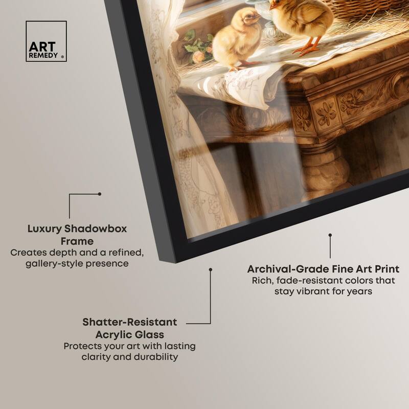 Easter Morn Shadowbox by Art Remedy