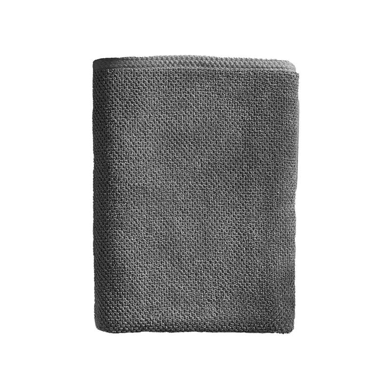 Linery & Co. Luxury Cotton Textured Bath Towel - Bath Towel - Dark Grey