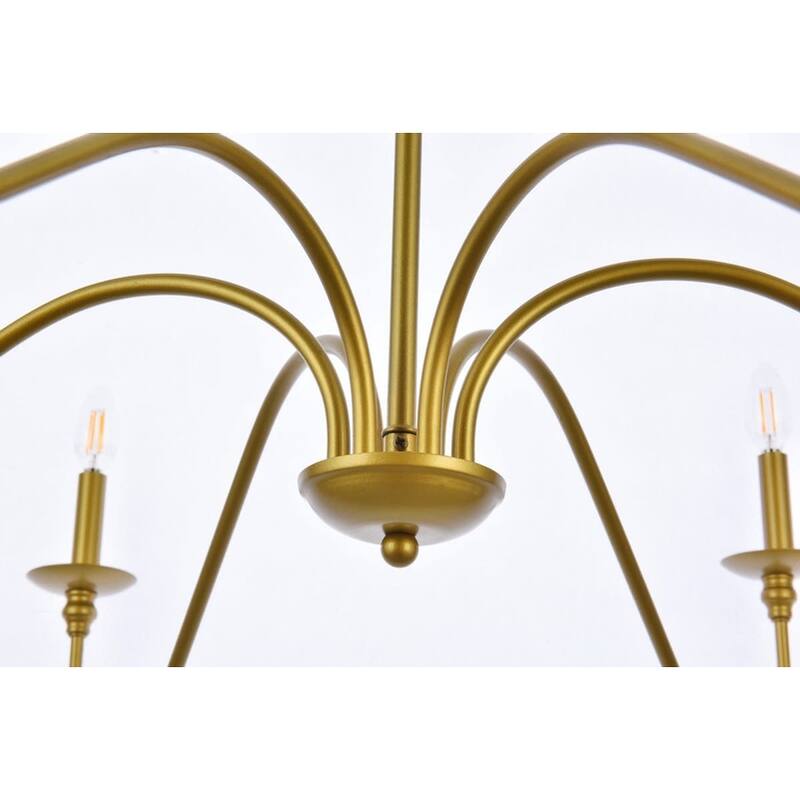 Bellevue EGCH46481 Nerita 6 Light 48" Wide Taper Candle Chandelier
