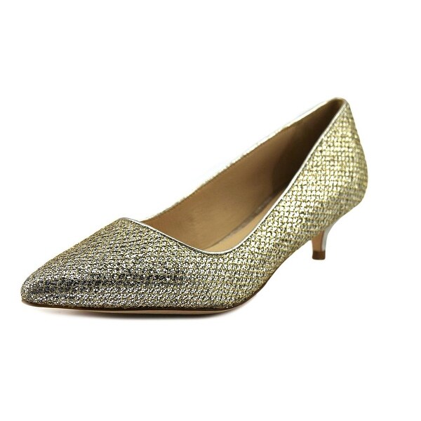 cole haan gold heels