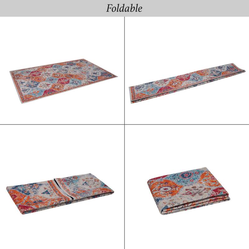 LOOM & LUXE Cream Area Rugs