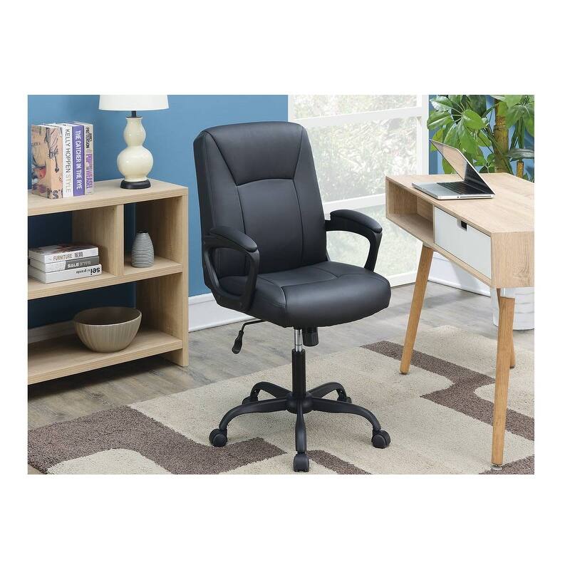 Relax Cushioned Adjustable Office Chair with Upholstered Seat and Back ,Comfort for Home & Desk