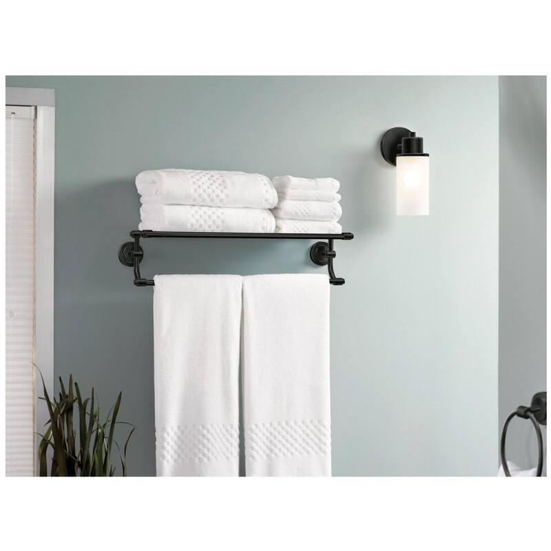 Moen 24" Towel Shelf from the Iso Collection - Brushed Nickel