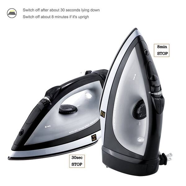Shop Zz Es223 Auto Off Steam Iron With Automatic Cord Rewind