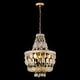 preview thumbnail 9 of 8, Rennnsan 3-Light Bohemian Coastal Capiz Shell Chandelier for Soft Glow Dining & Living Spaces - 3 Light