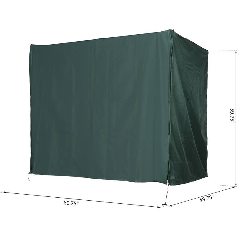 Outsunny Large Outdoor Swing Chair Cover for your Garden & Patio Furniture, Protects Against the Wind, UV Rays, & Water