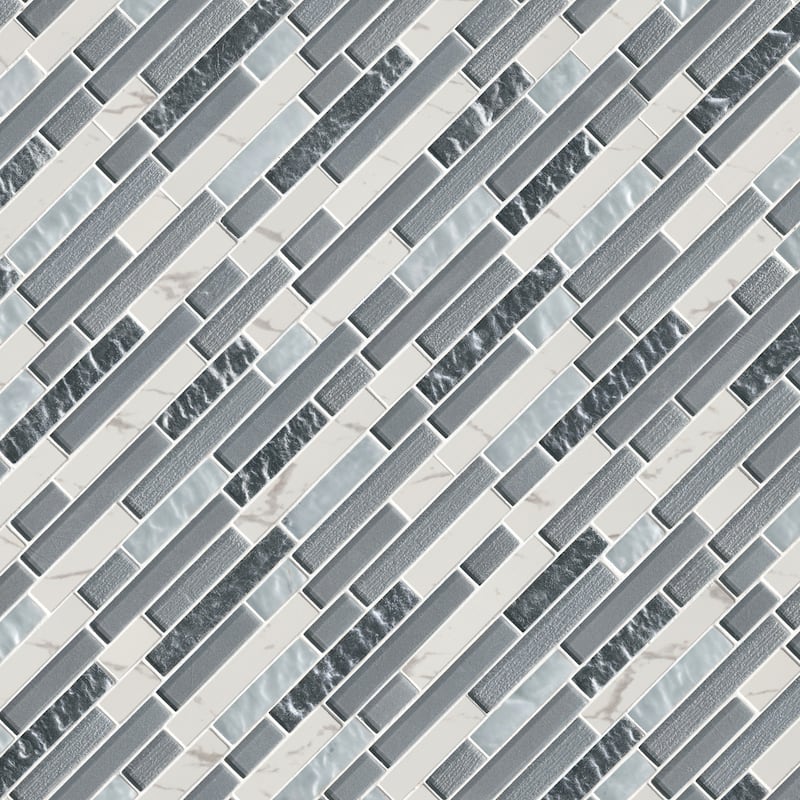 Ackland AKM-PG-12X12ILX-CA Sterlington 12" x 12" Glass and Porcelain