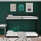 preview thumbnail 2 of 15, Classic Twin over Twin Square Metal Bunk Bed With Exchangeable Ladder and Sturdy Construction