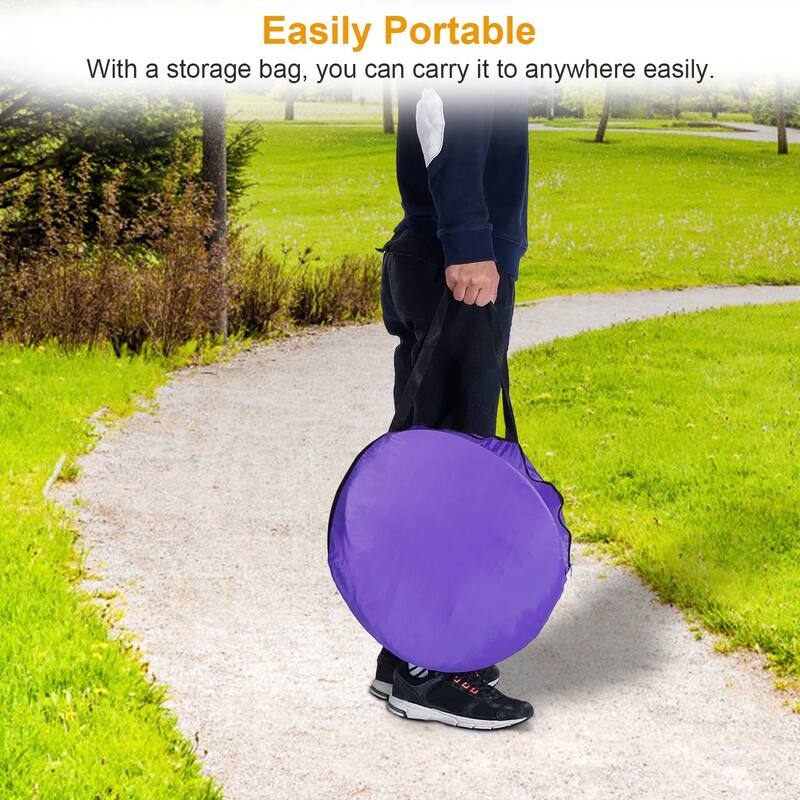 Pop Up Beach Tent Sun Shade Shelter Anti-UV Waterproof 2-3 Person - 64.96 x 59.06 x 43.31in