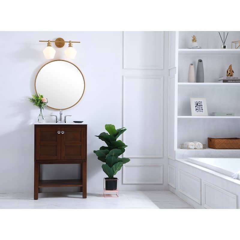 Gerald 2-Light Wall Sconce - 19.1/10.2 - 19.1/10.2