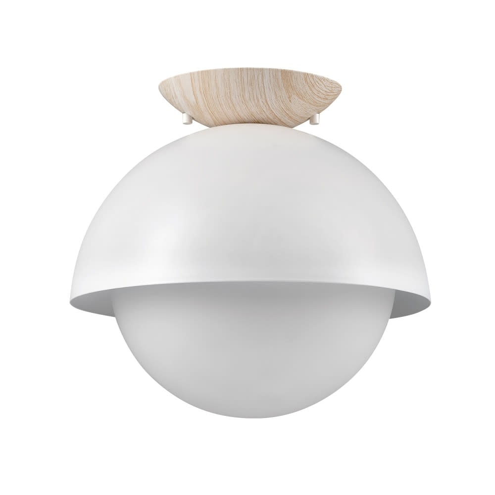 Bellevue GECF38115 Polaris 10" Wide Semi-Flush Globe Ceiling Fixture