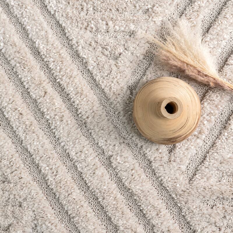 Nuloom Risette Geometric Shag Tassel Area Rug