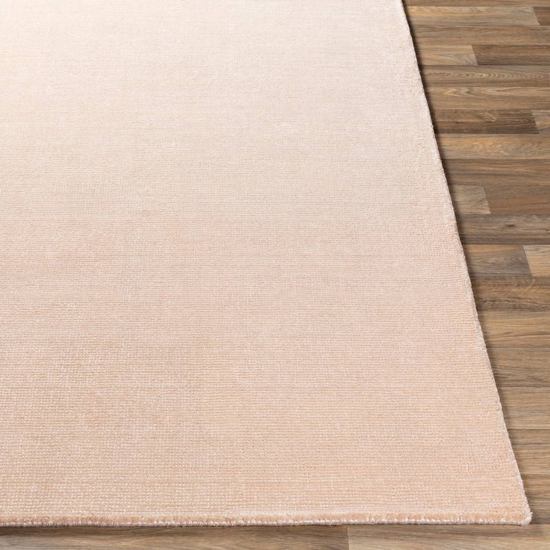 Alise Handmade Nylon Solid Area Rug