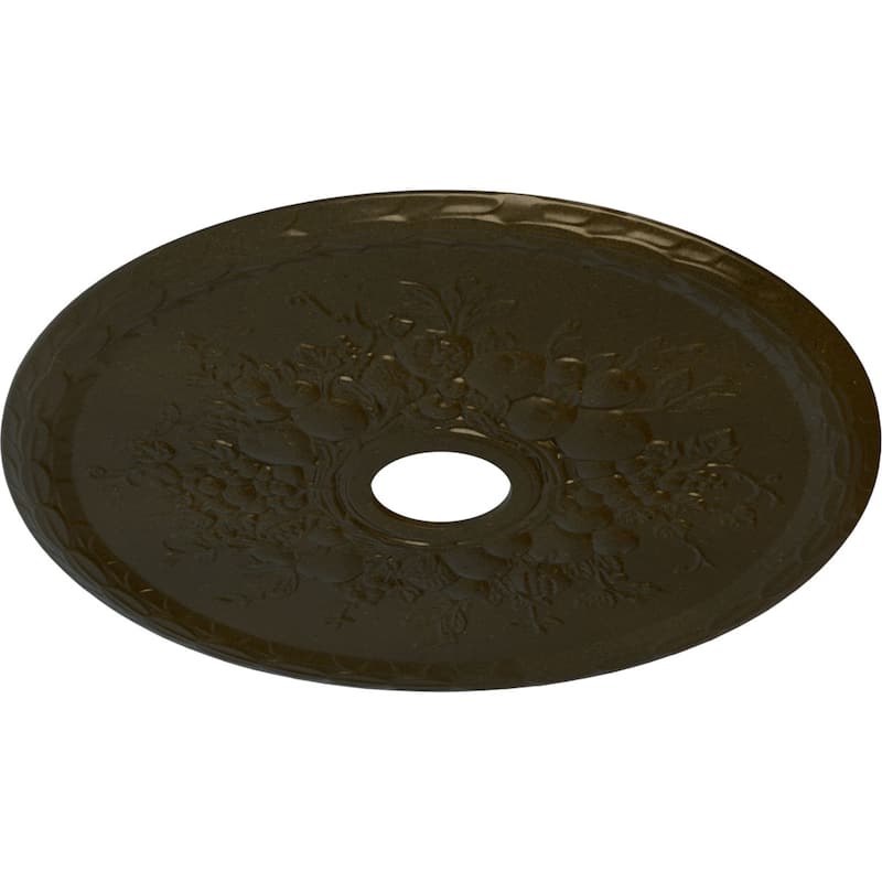 22 5/8"OD x 3 5/8"ID x 5/8"P Grape Ceiling Medallion