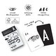 preview thumbnail 2 of 3, Wee Gallery Jungle Alphabet Cards - Black - N/A