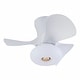 preview thumbnail 15 of 13, Blue Reversible Flush Mount Ceiling Fan Light with Remote 22" - White