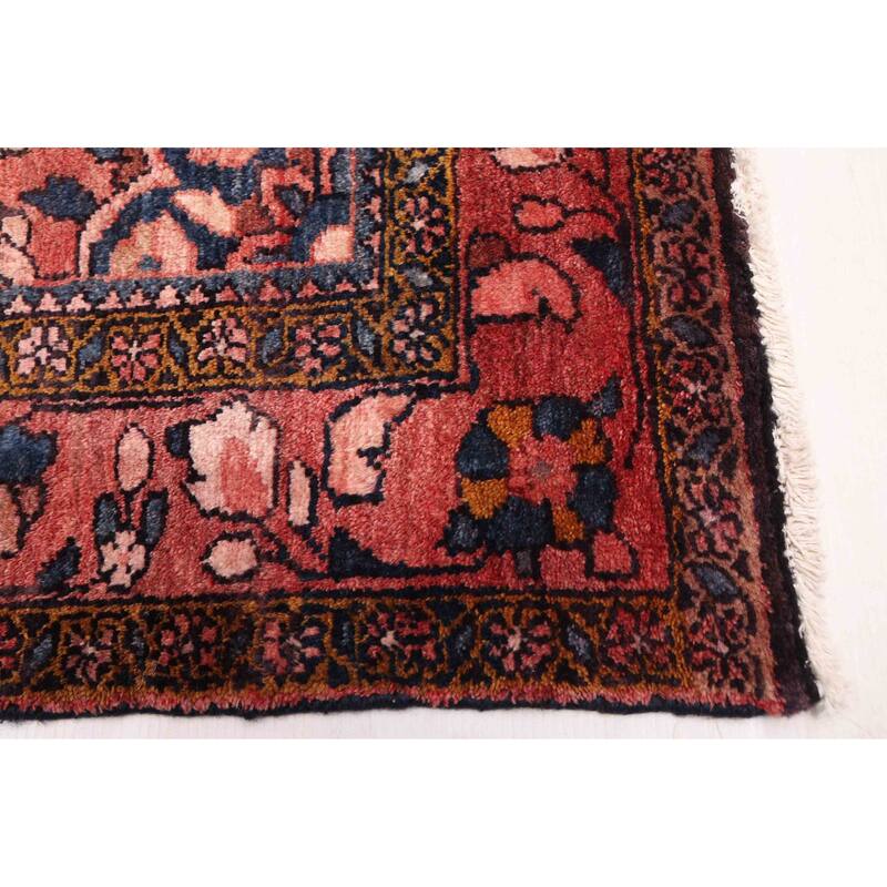 ECARPETGALLERY Hand-knotted Anadol Vintage Dark Navy Wool Rug - 5'9 x 7'9