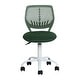 preview thumbnail 37 of 91, HomyLin Armless Swivel Kids Desk Chair with Mesh Padded Seating Green