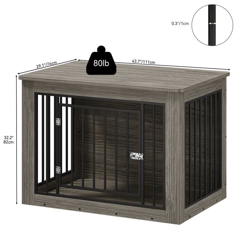Moasis Dog Crate Furniture, End Table