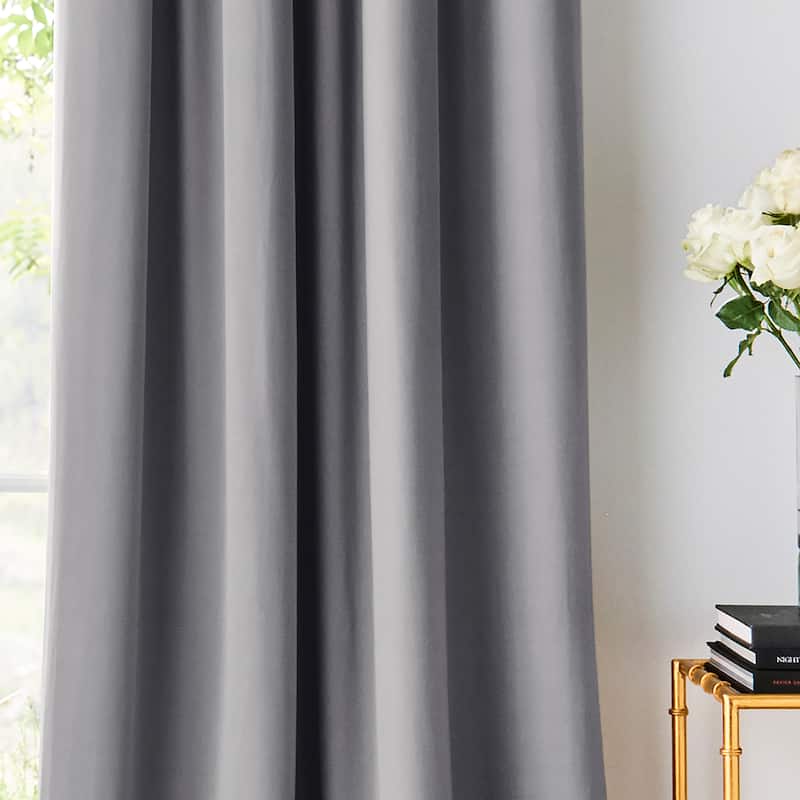 Karl Lagerfeld Paris Silky Cloud Blackout Curtain Panel Pair