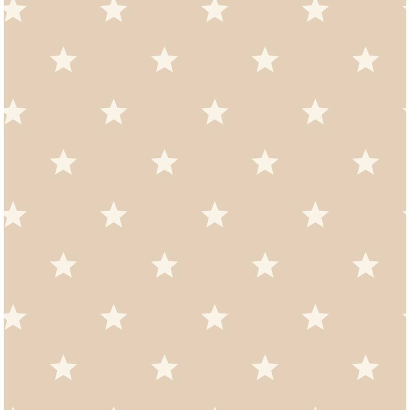 Advantage Starry Motif Light Brown Geometric Wallpaper