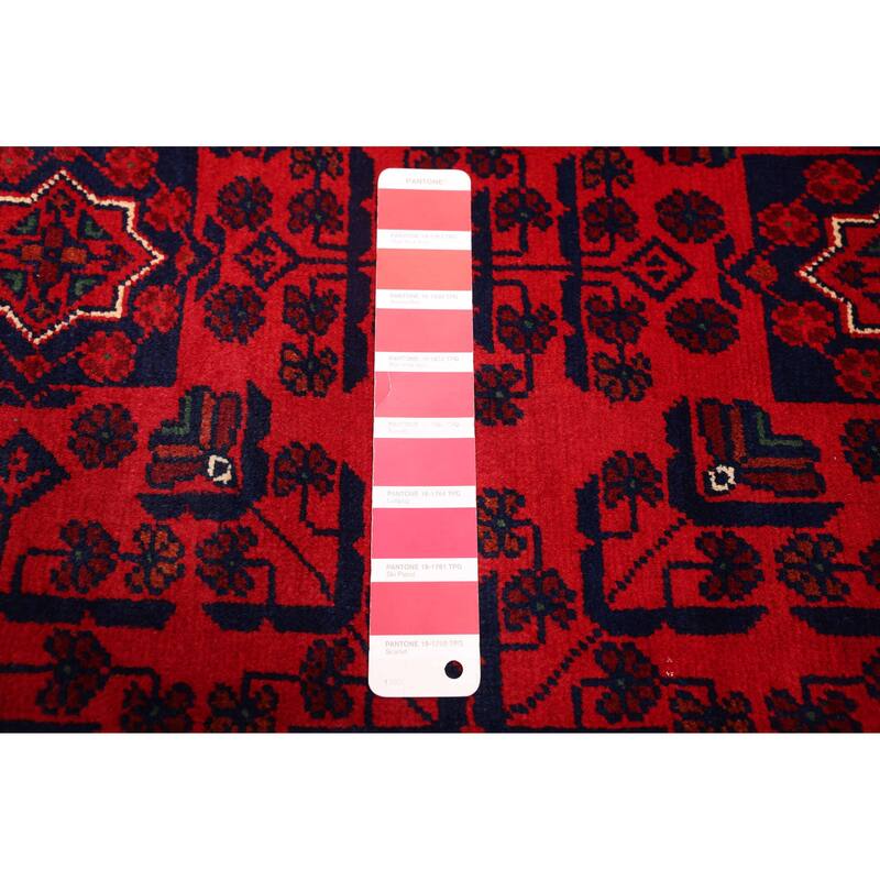 ECARPETGALLERY Hand-knotted Finest Khal Mohammadi Red Wool Rug - 9'8 x 13'1