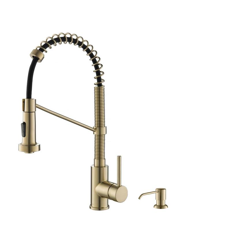 Kraus Bolden 2-Function 1-Handle Commercial Pulldown Kitchen Faucet