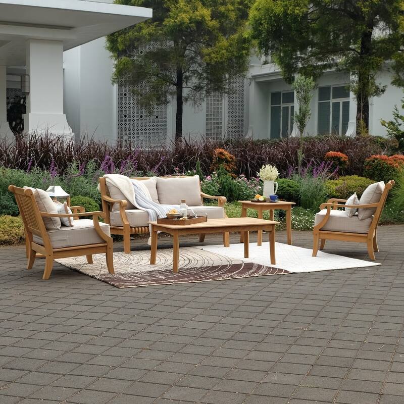 Cambridge Casual Chara Teak Outdoor Side Table