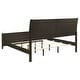preview thumbnail 25 of 30, Wilkes 51-inch Upholstered Bed Dark Cocoa