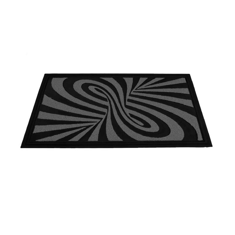 Superio Non-Slip Doormat for Entry, 18" x 30", Waterproof, Mat - Grey