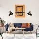 preview thumbnail 6 of 22, Malryn Set of 2 Modern Black Gold Adjustable Swing Arm Lights Plug-in Wall Sconces for Bedroom