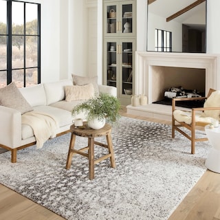 Alexander Home Kazi Abstract Leopard Shag Area Rug