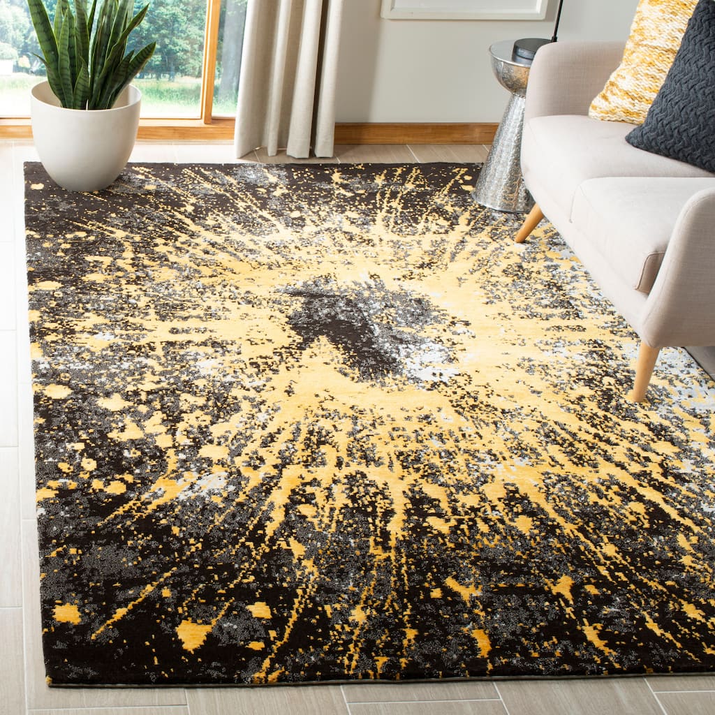 SAFAVIEH Couture Hand-knotted Tibetan Violene Modern Wool Rug