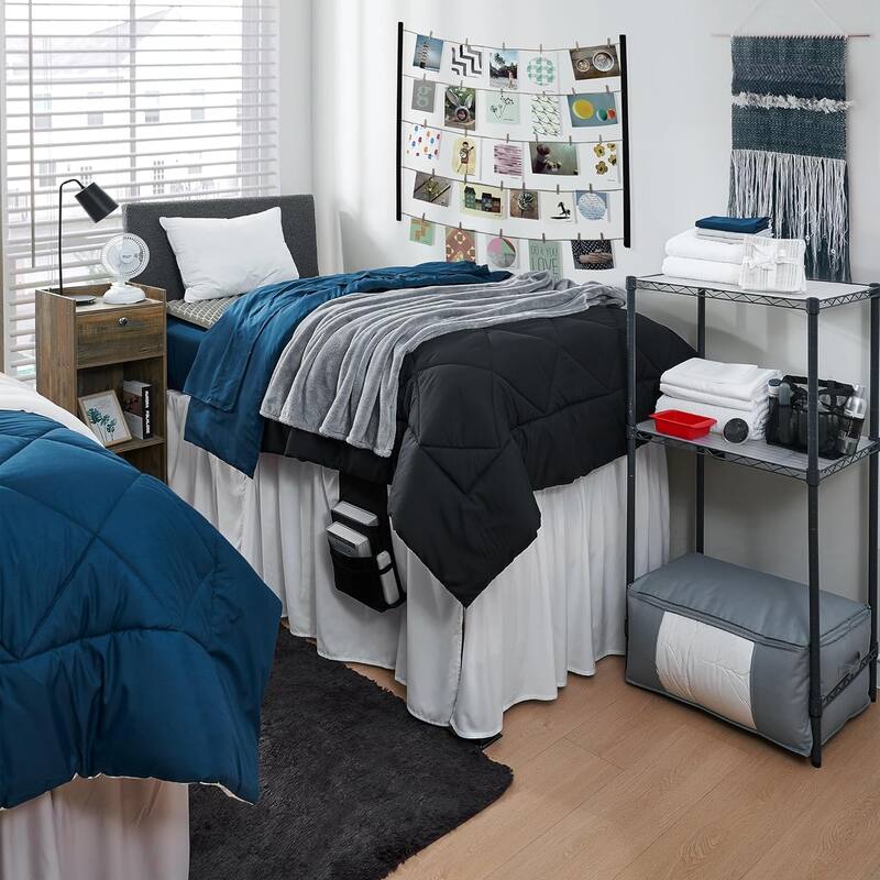 Fully-Loaded - Twin XL Dorm Bedding & Essentials Package
