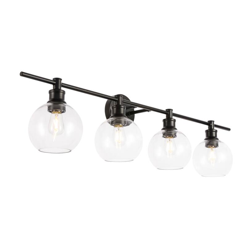 Elegant Lighting Collier 4 Light 38" Wide Bathroom Vanity Light with