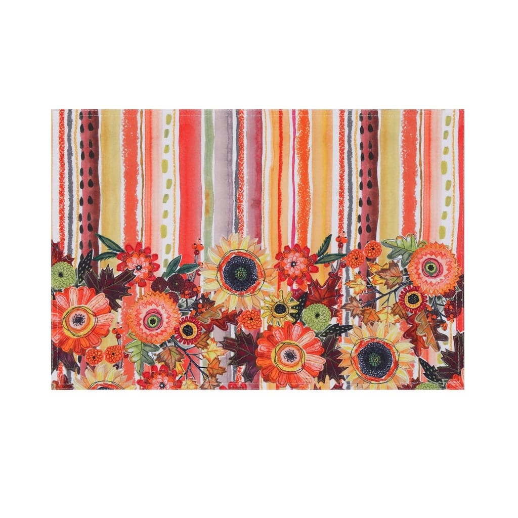 Laural Home Harvest Snippets Placemat Set of 4 - 13" x 19"