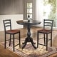 preview thumbnail 6 of 34, Carolina Living Fairview Round Pedestal Bar Table