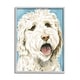 Stupell Happy Shaggy Dog Portrait Framed Giclee Art, Design by Grace ...