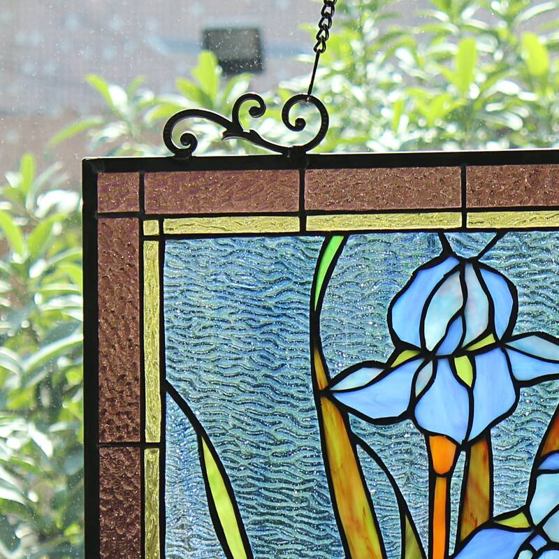 Floral Design Window Panel/ Suncatcher