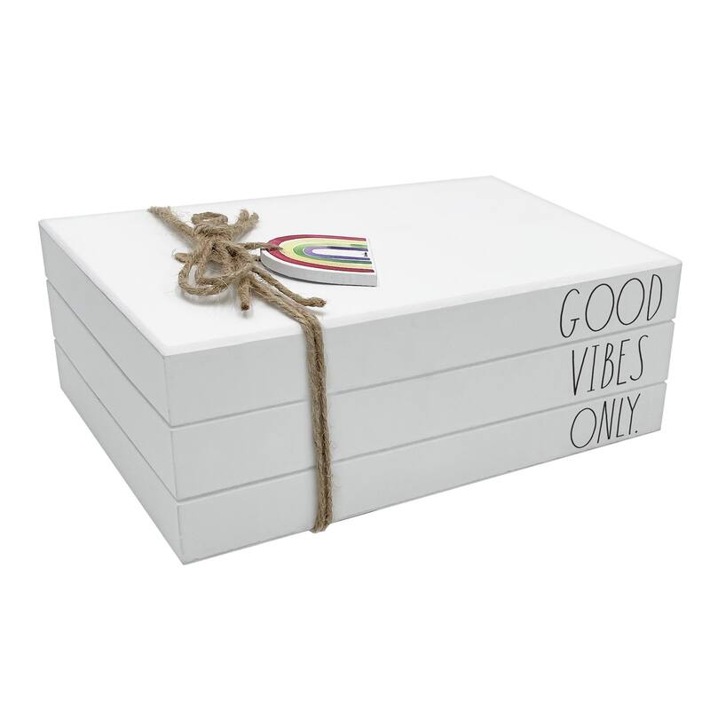 Rae Dunn Decorative Stacked Books